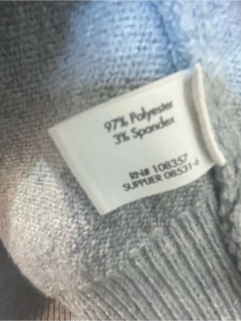 STYLUS Light Gray Ribbed Crew Sweater Sz. XXL
